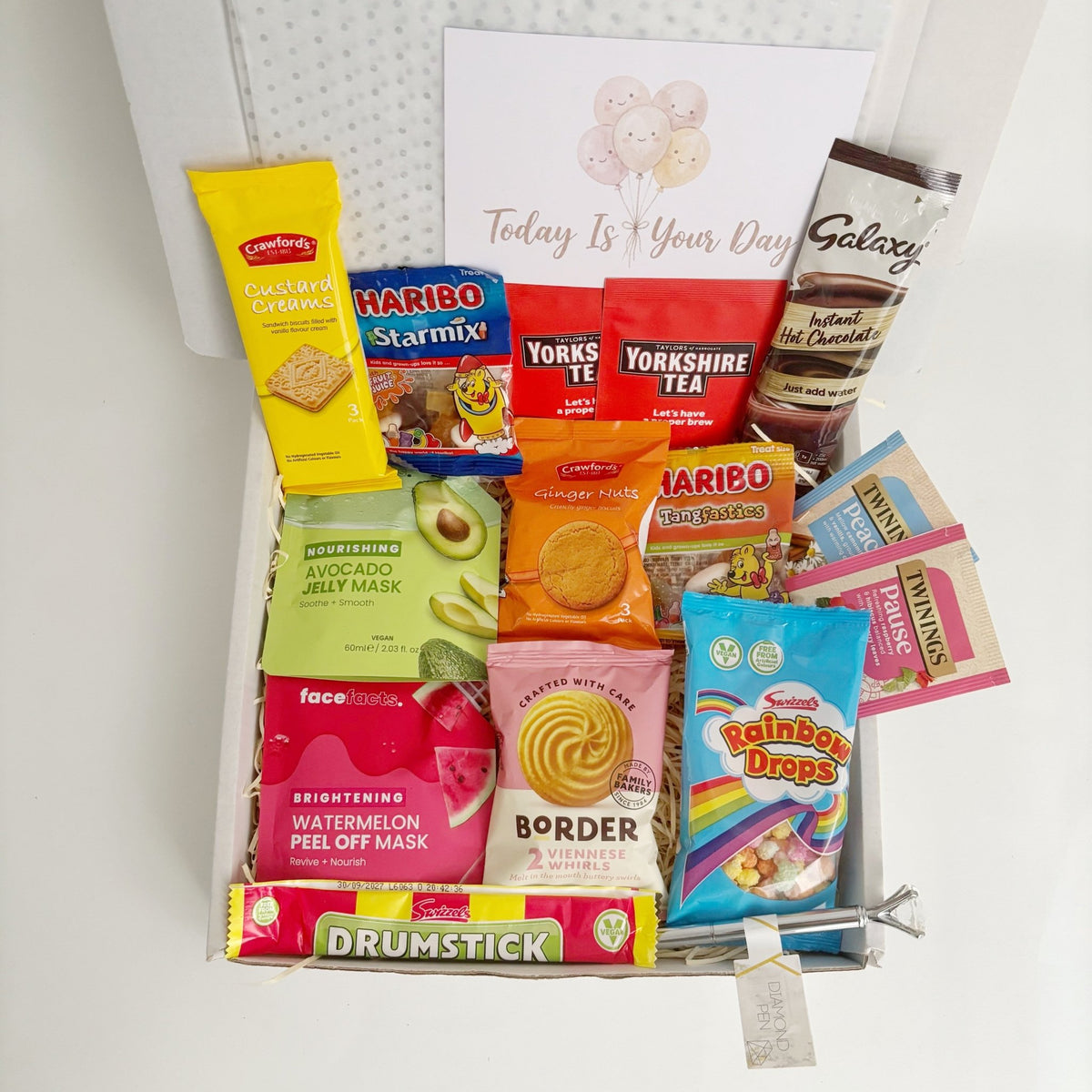 Gifts for Female Friends – Pamper Gift Box with Face Masks & Treats - WahooGifts