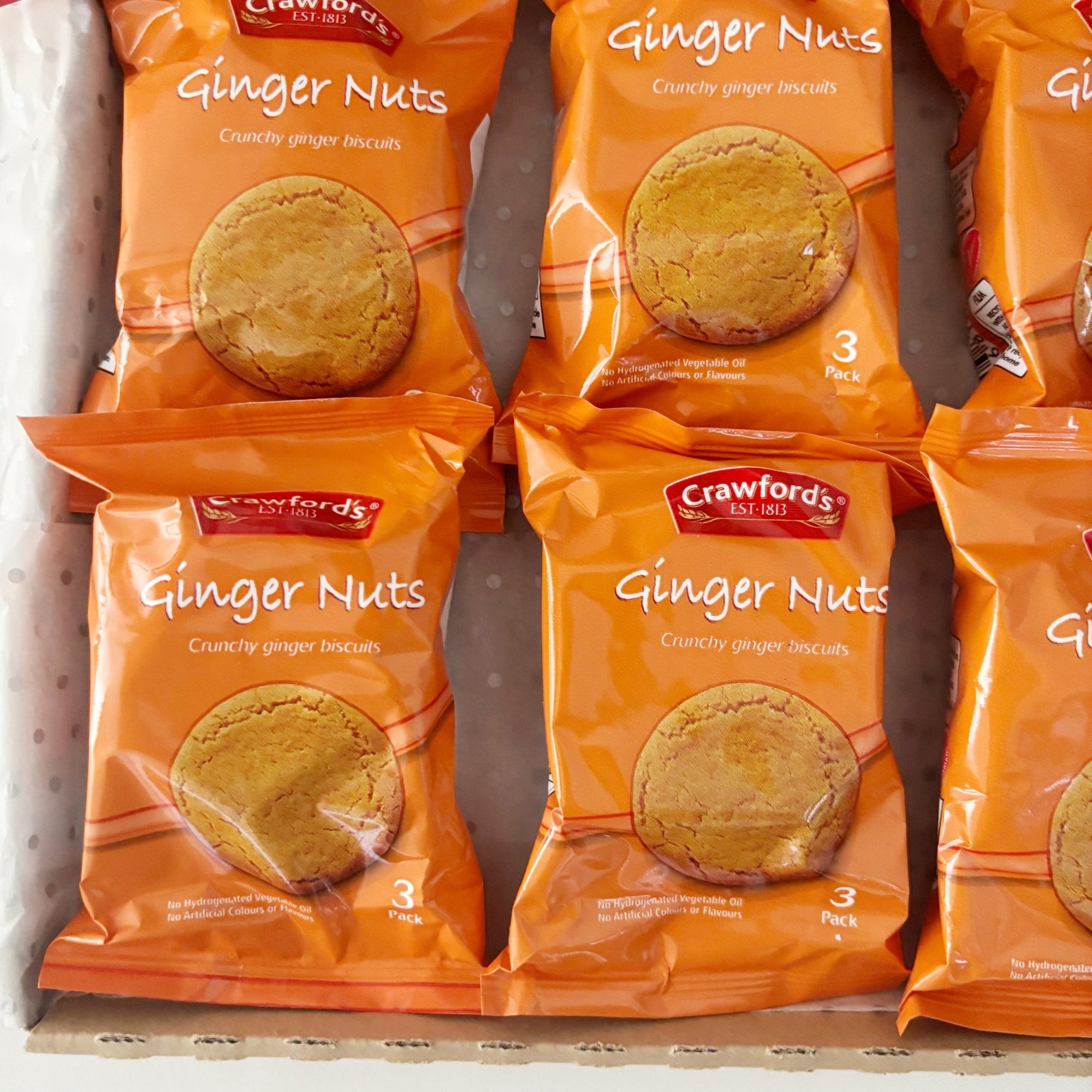 Ginger Biscuit Letterbox Gift – Tea & Ginger Nut Biscuit Hamper - WahooGifts