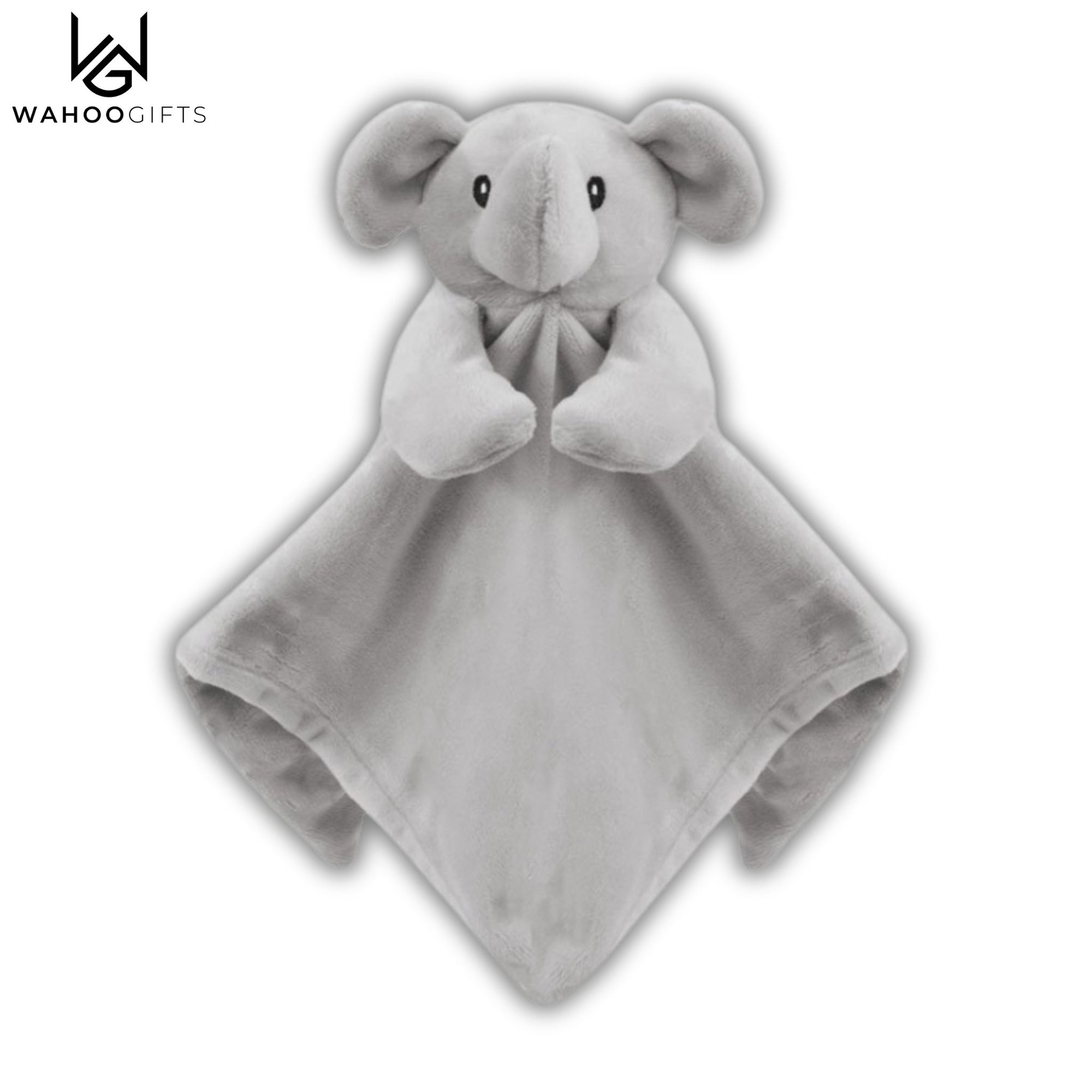 Grey Elephant Baby Comforter - WahooGifts