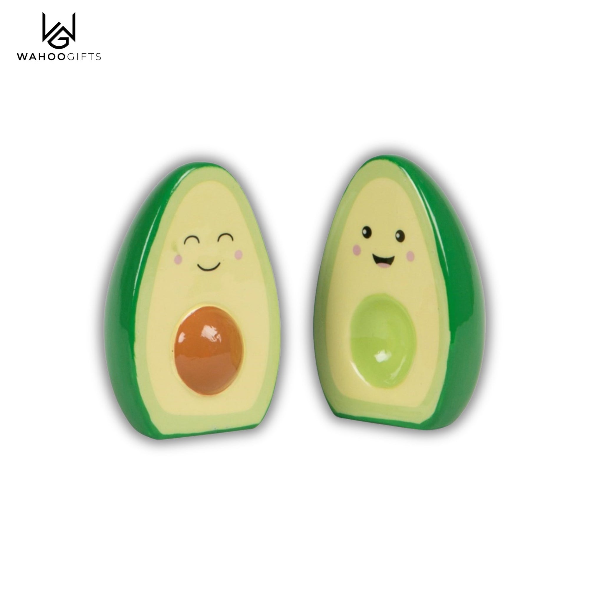 Happy Avocado Salt & Pepper Shakers - WahooGifts