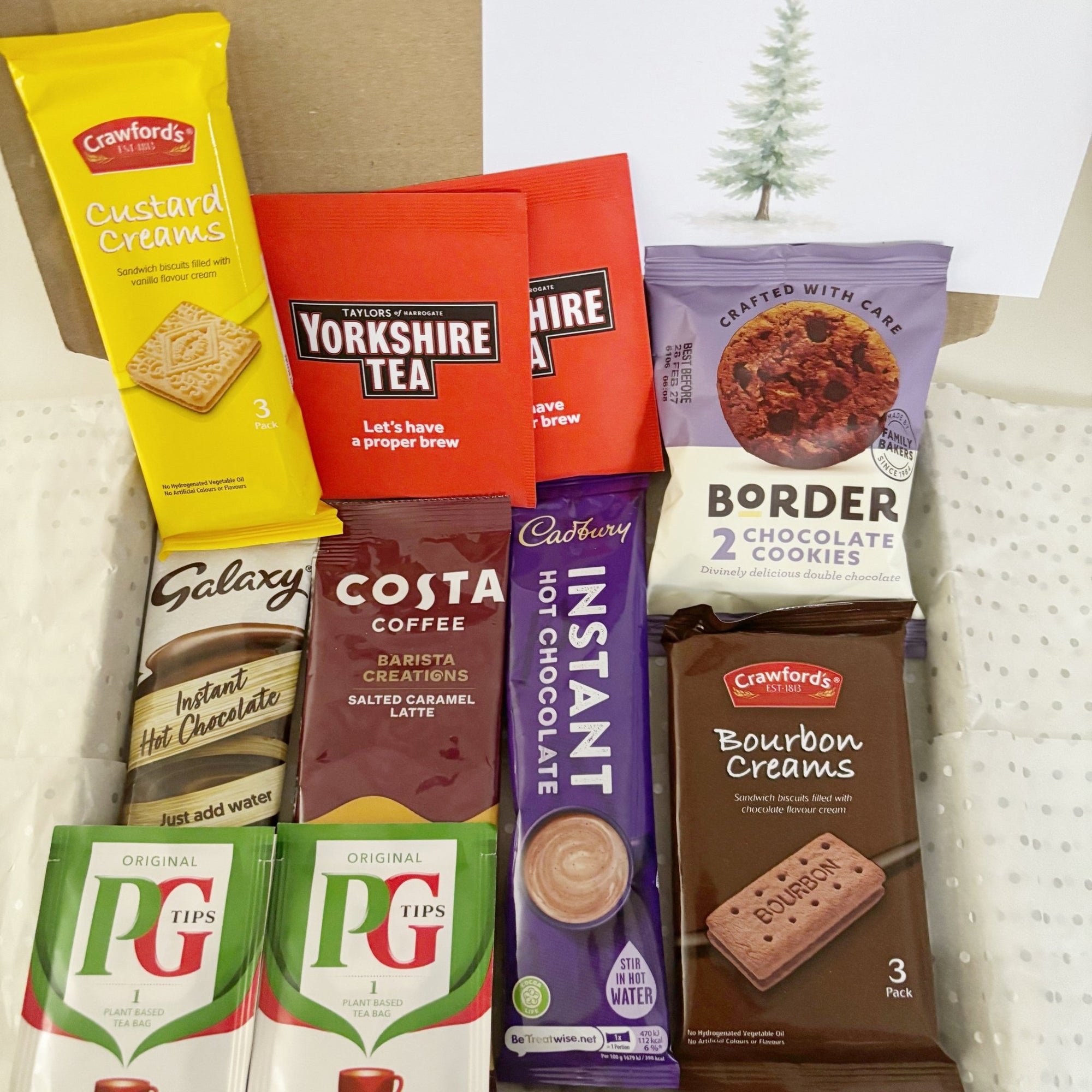 Hot Chocolate Gift Set – Letterbox Tea, Coffee & Biscuit Hamper - WahooGifts