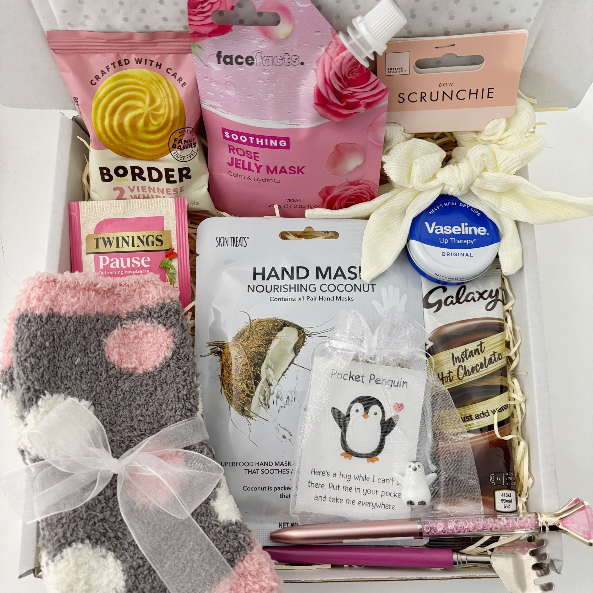 Hug in a Box Pamper Hamper – Cosy Self - Care Gift - WahooGifts