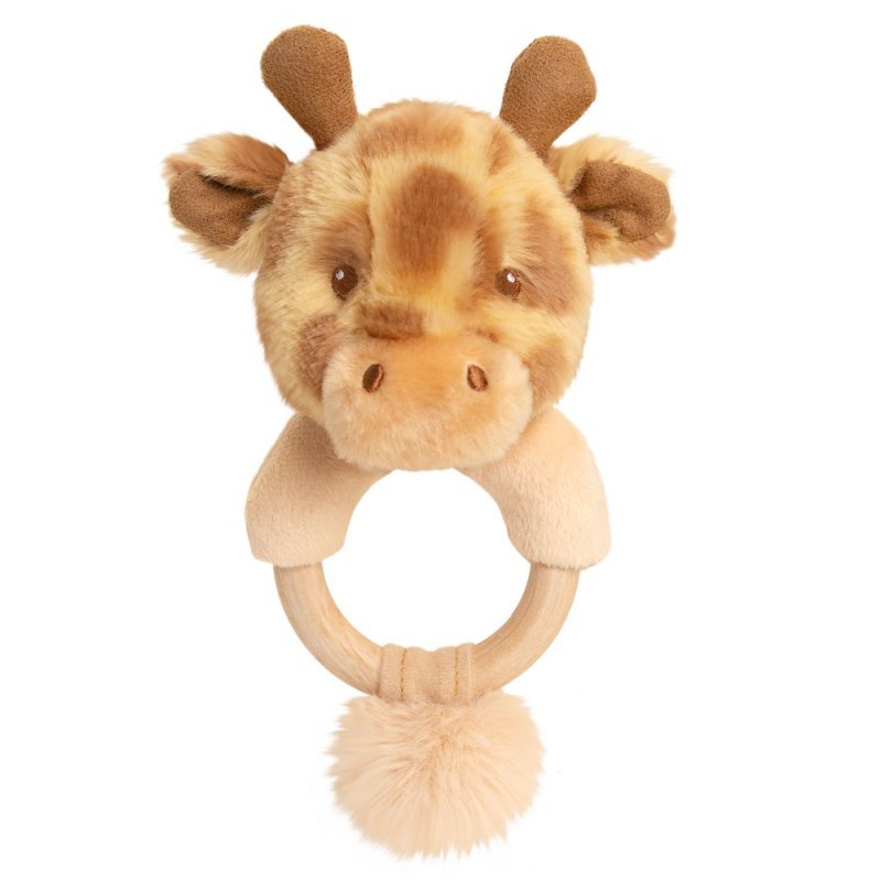 Keeleco Huggy Girraffe Ring Rattle - WahooGifts