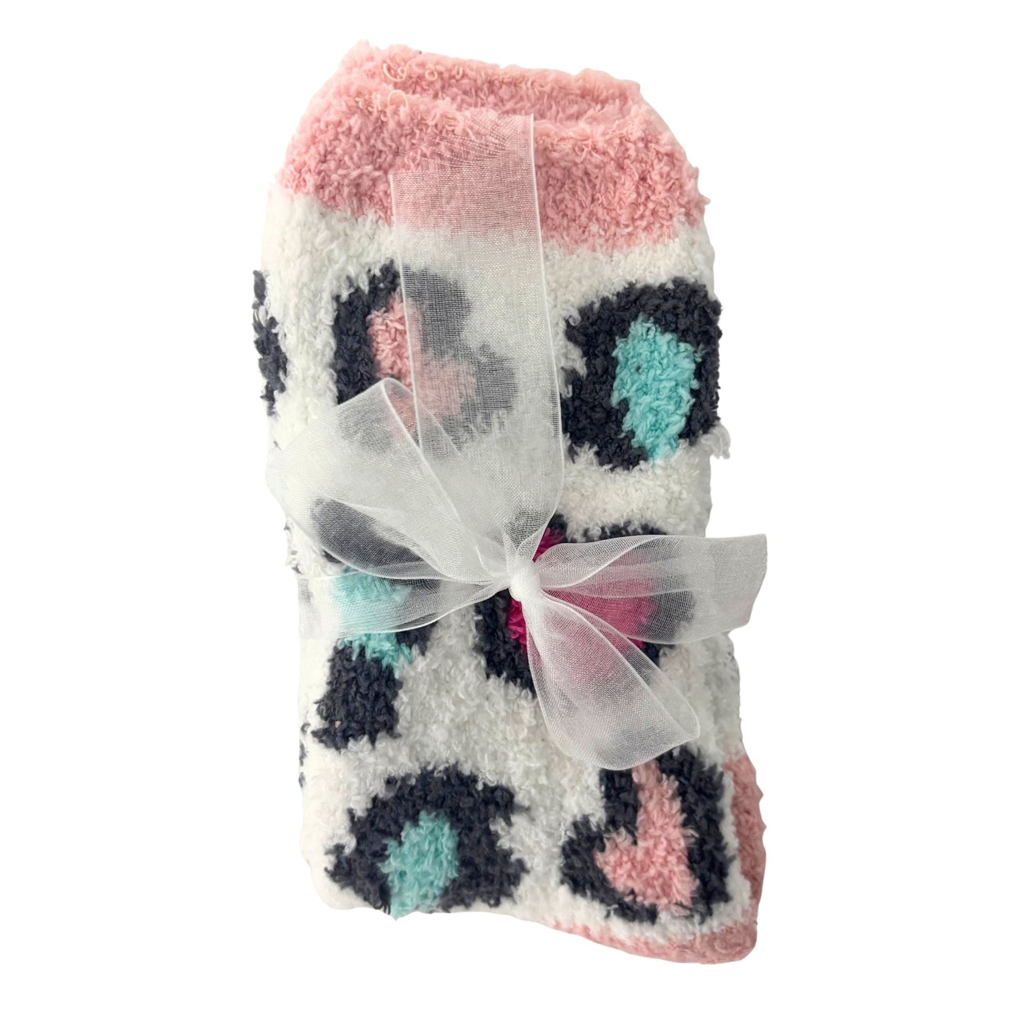 Luxury Fluffy Lounge Socks Gift Set – Soft Cosy Winter Socks with Ribbon - WahooGifts