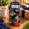 Mens Camouflage Cosy Socks with Grippers Soft Warm Slipper Socks - WahooGifts