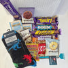 Mens Chocolate Snack Hamper with Socks Hot Chocolate and Biscuits - WahooGifts