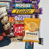 Mens Gift Hamper with Socks Snacks Hot Chocolate and Back Scratcher - WahooGifts