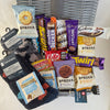 Mens Gift Hamper with Socks Snacks Hot Chocolate and Back Scratcher - WahooGifts