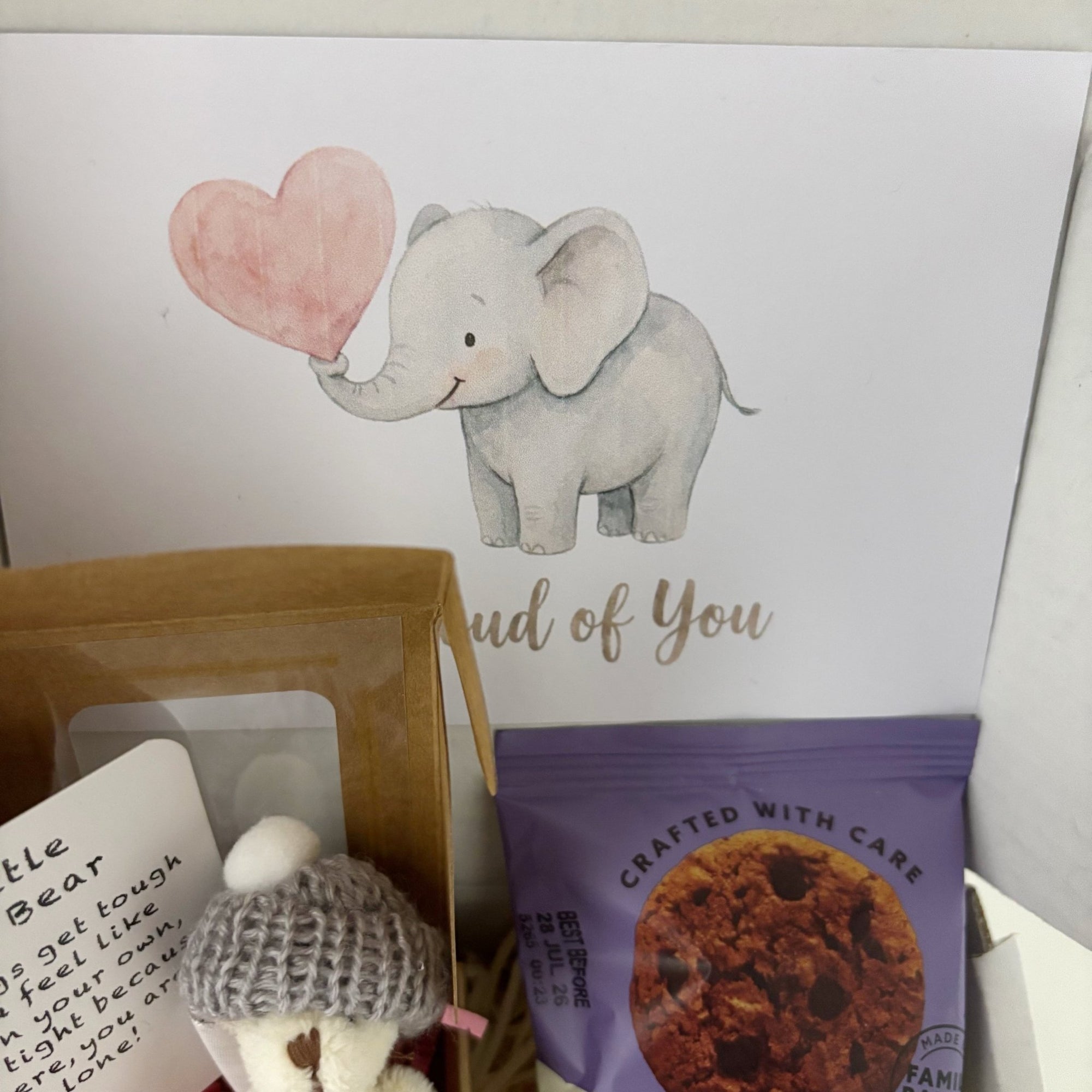 Mini Pamper Hamper for Her – Hug in a Box Get Well Soon Gift - WahooGifts