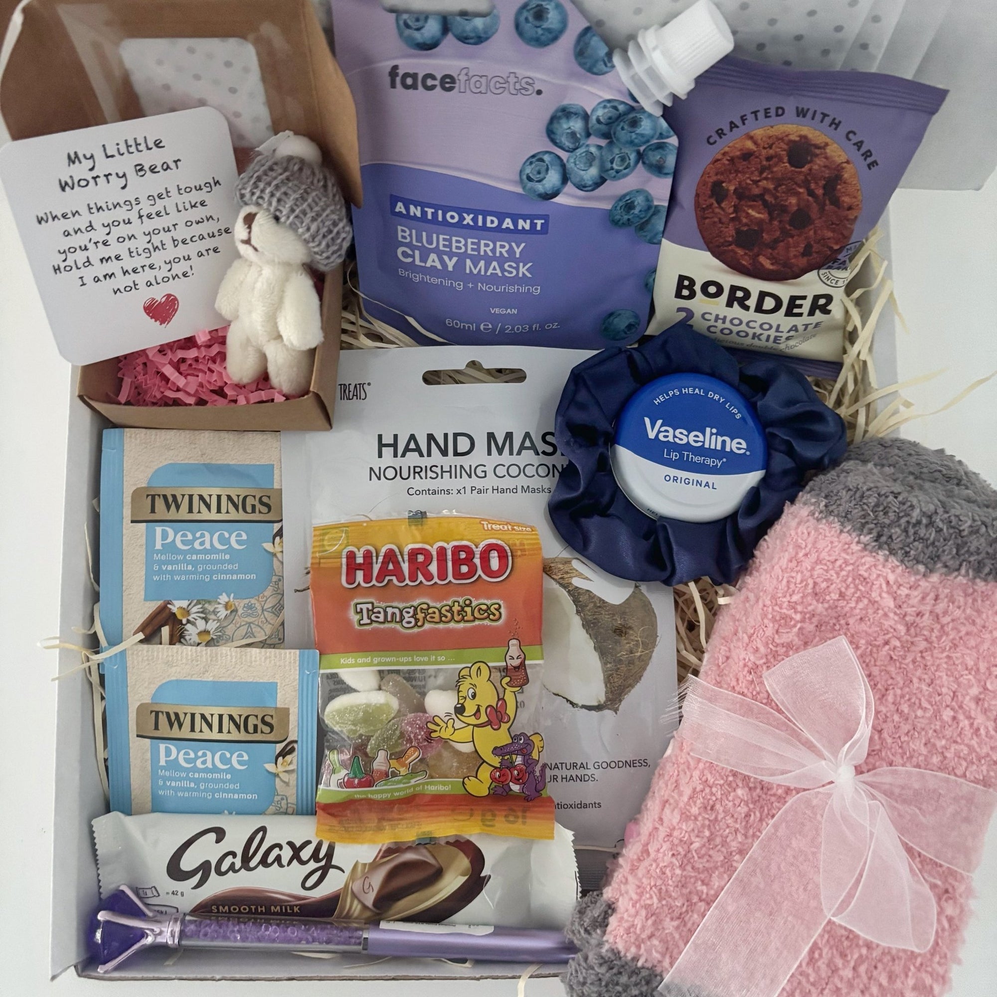 Mini Pamper Hamper for Her – Hug in a Box Get Well Soon Gift - WahooGifts