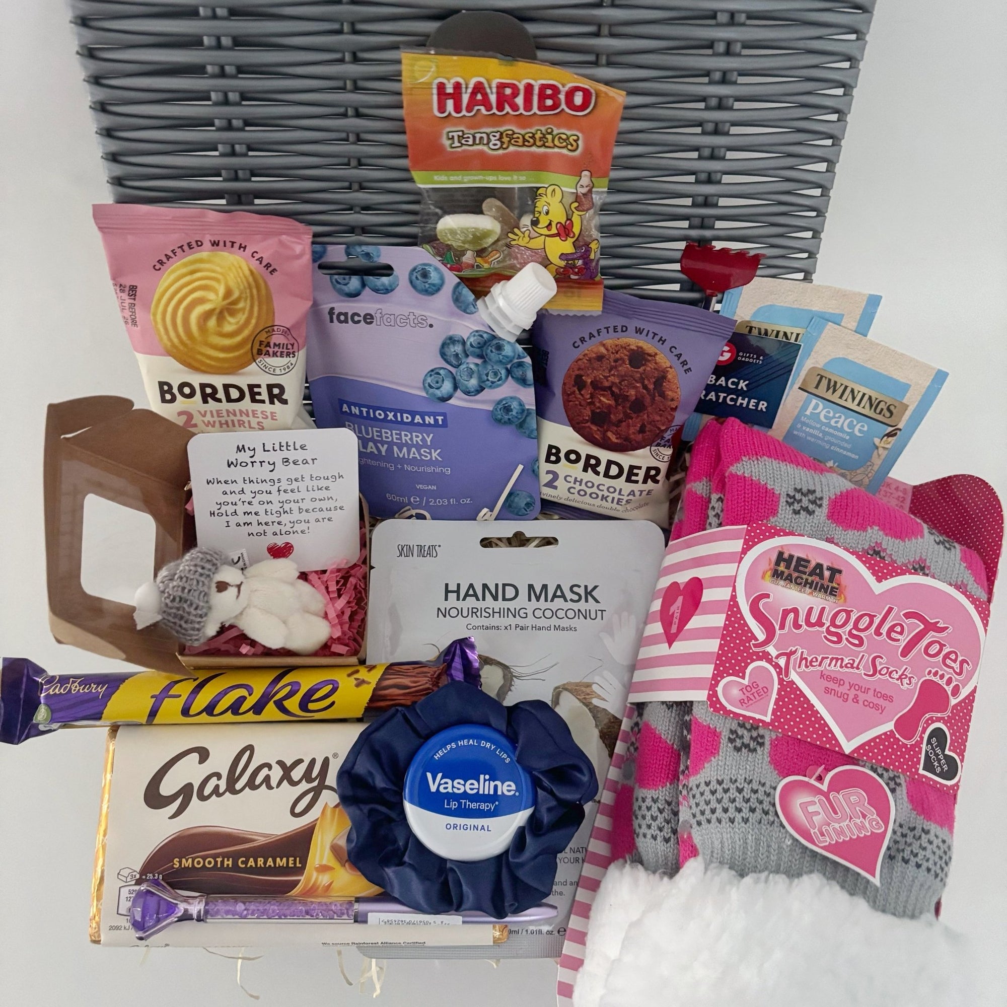 Mini Pamper Hamper for Her – Hug in a Box Get Well Soon Gift - WahooGifts
