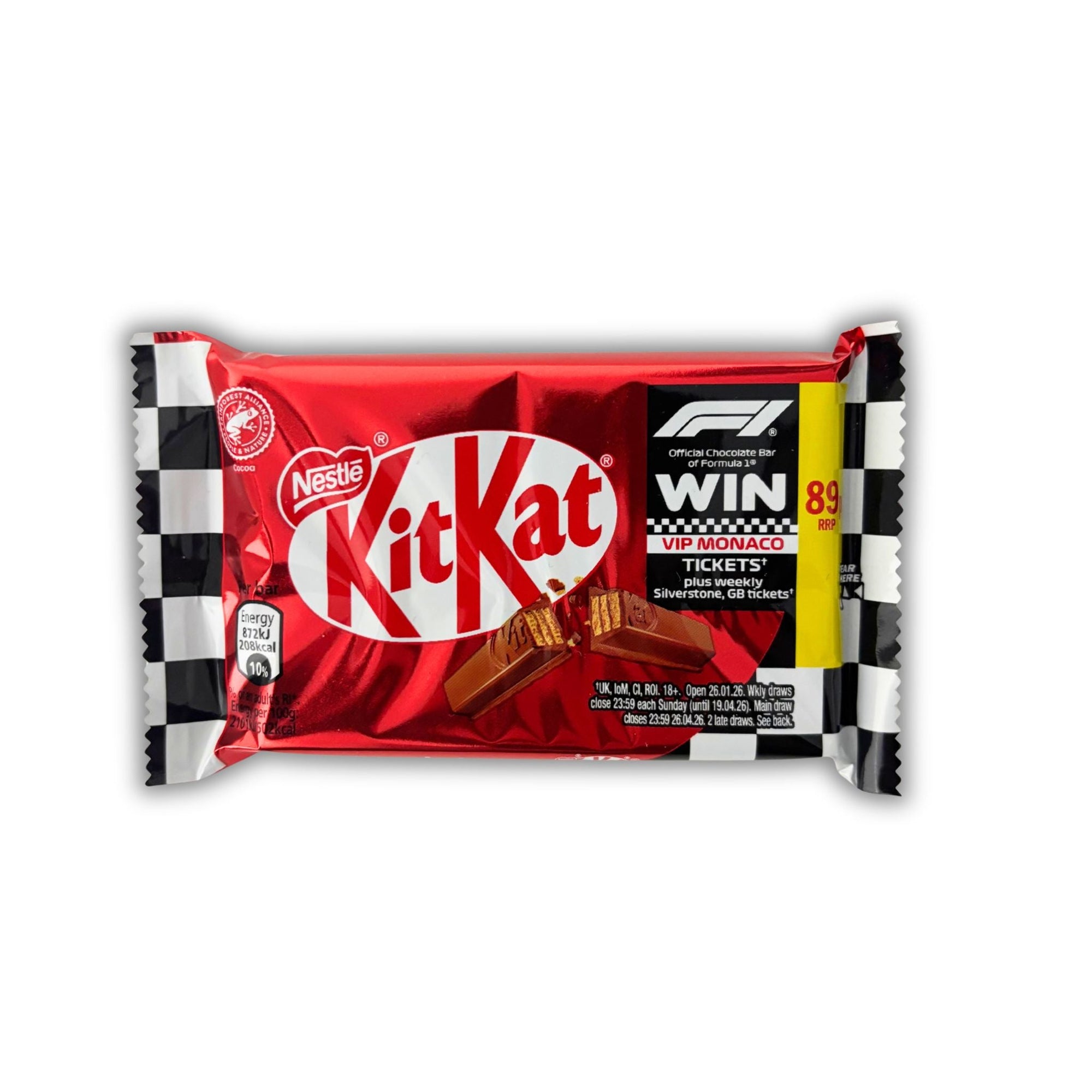 Nestlé KitKat Milk Chocolate 4 Finger Bar - WahooGifts