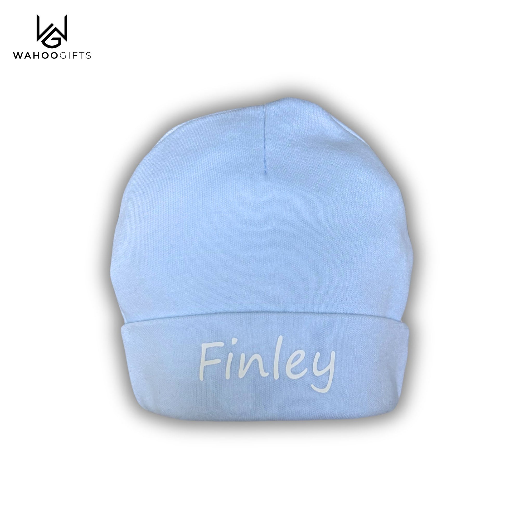 Personalised Blue Baby Hat - WahooGifts