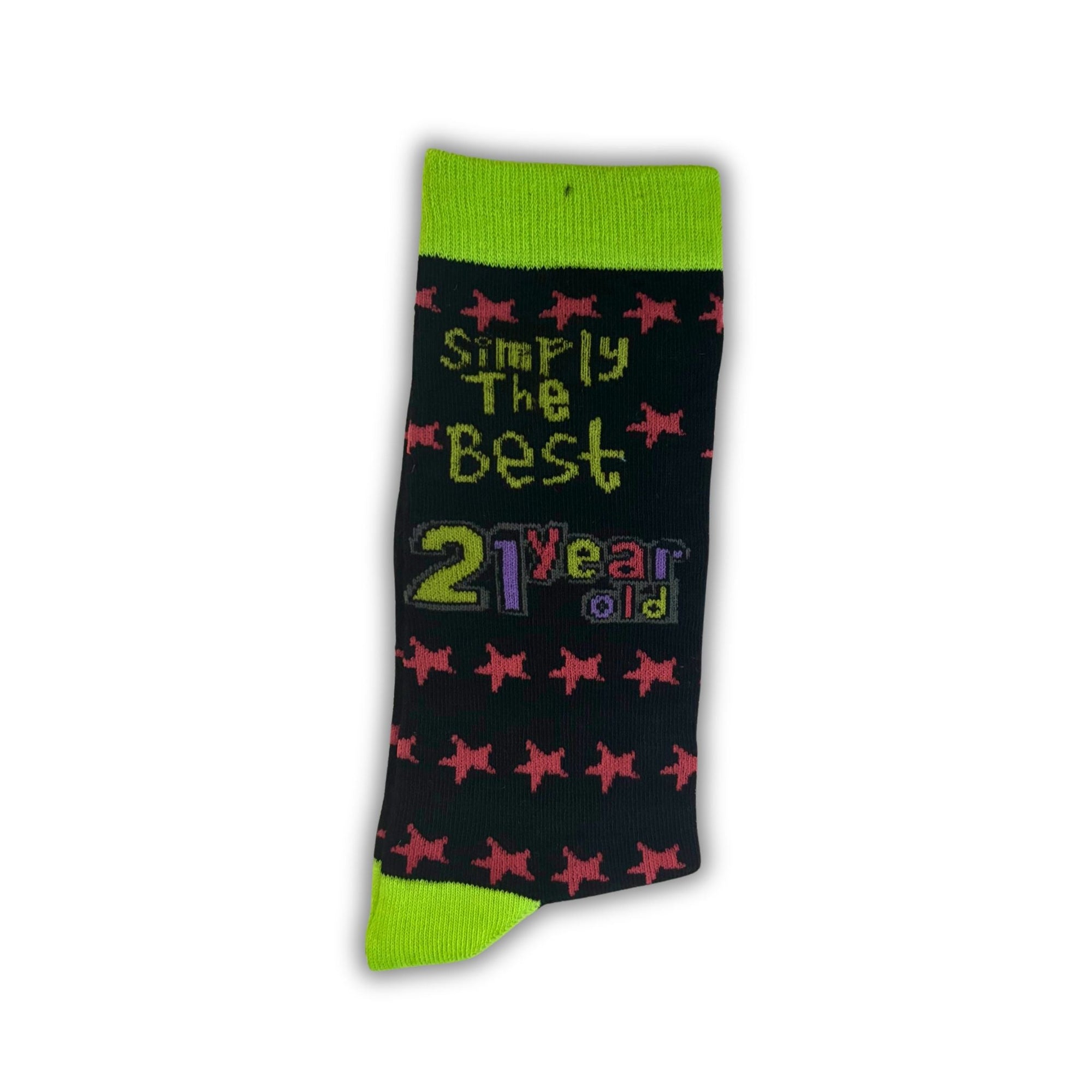 Simply The Best 21 Year Old Novelty Socks - WahooGifts