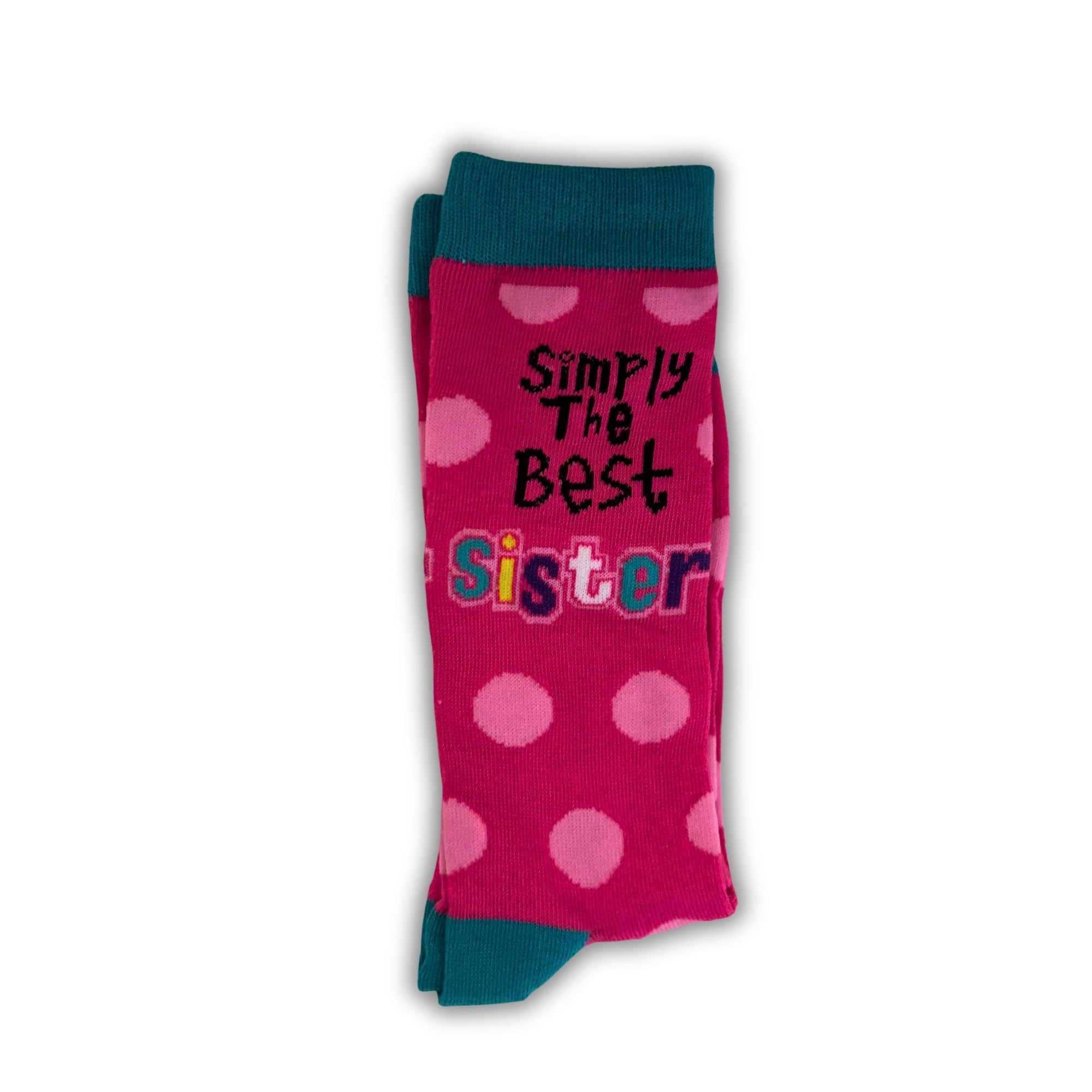 Simply The Best Sister Novelty Socks - WahooGifts