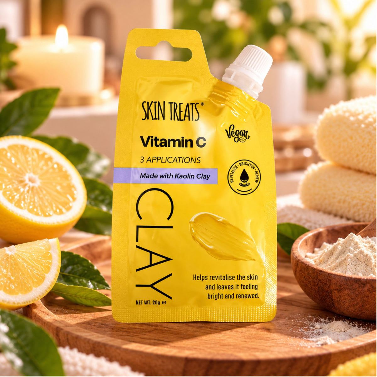 Skin Treats Vitamin C Clay Face Mask 20g – Vegan - WahooGifts