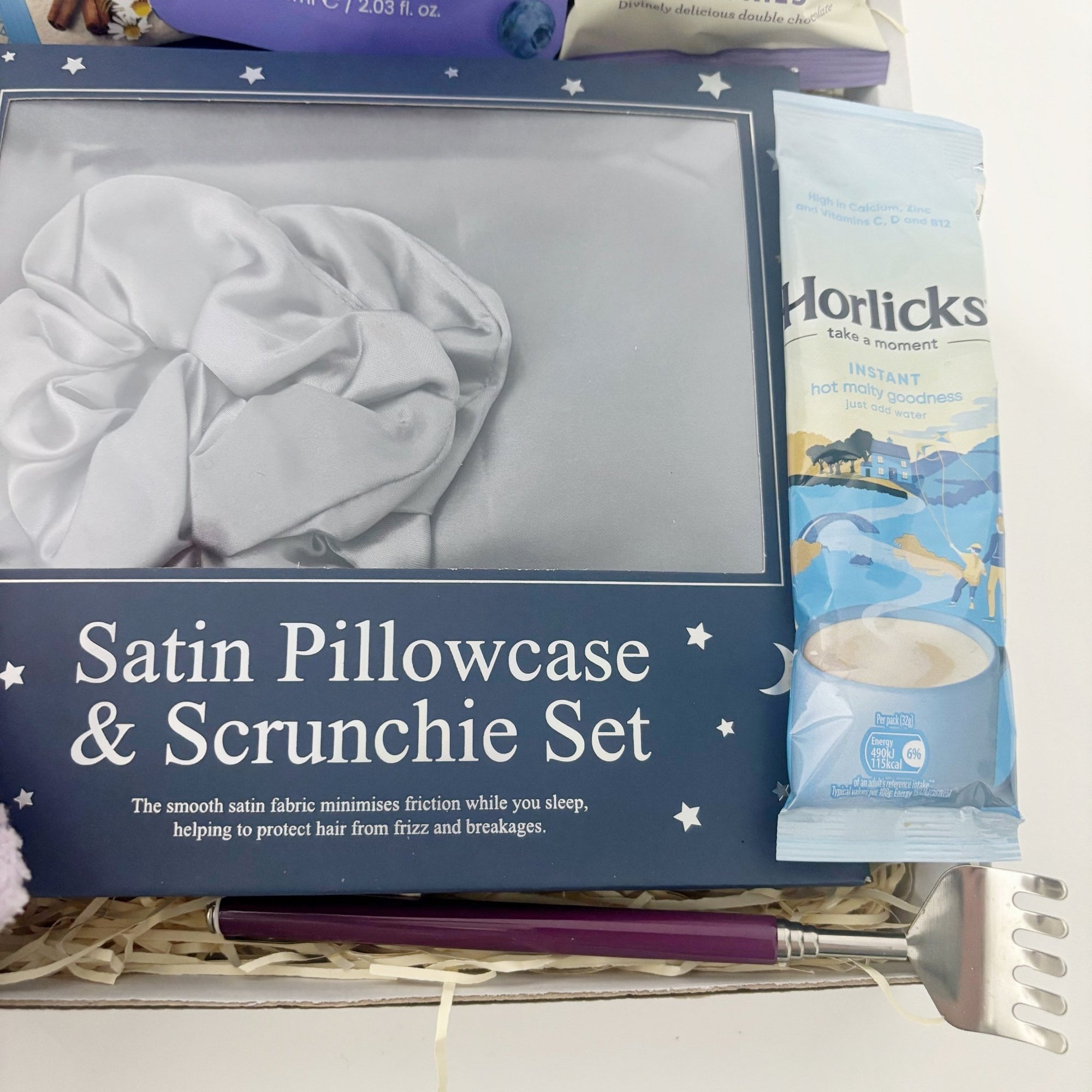 Sleep Pamper Hamper – Satin Pillowcase Self - Care Gift Box - WahooGifts