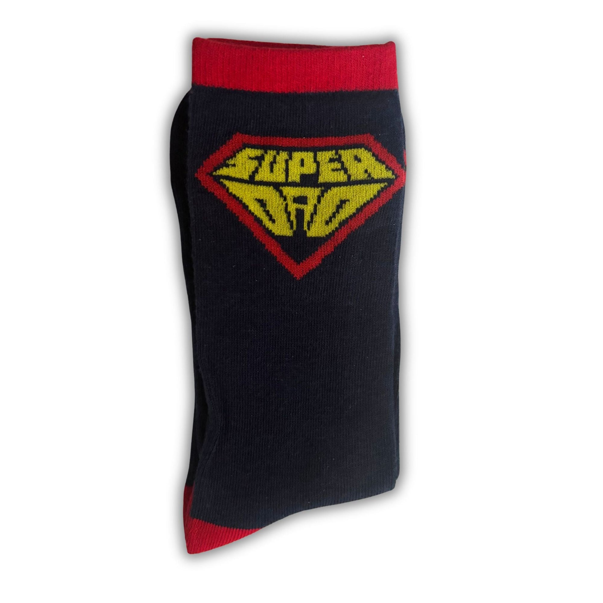 Super Dad Novelty Socks Funny Fathers Day Gift for Dad - WahooGifts