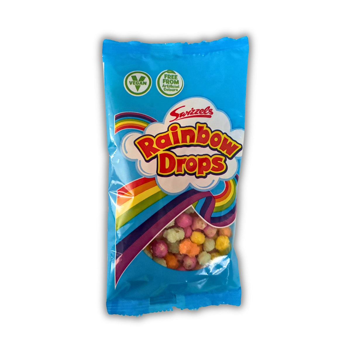 Swizzels Rainbow Drops 10g – Vegan Colourful Sweets - WahooGifts