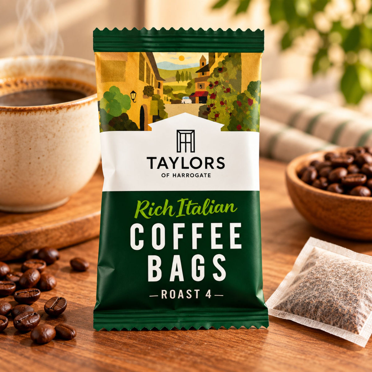 Taylors Rich Italian Coffee Bags Roast 4 – 1 Bag - WahooGifts