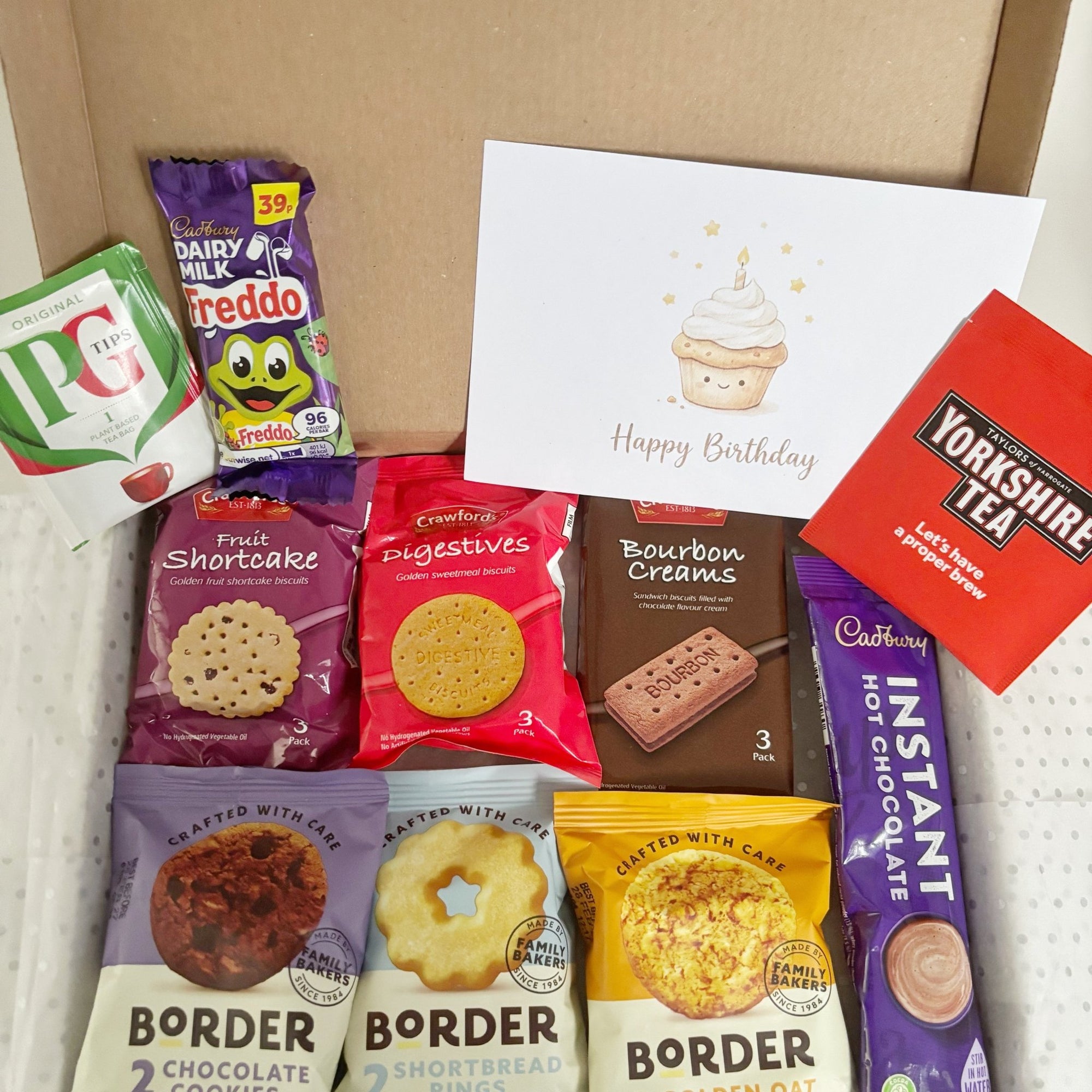 Tea and Biscuit Gift – Letterbox Tea Hamper with Biscuits & Chocolate - WahooGifts