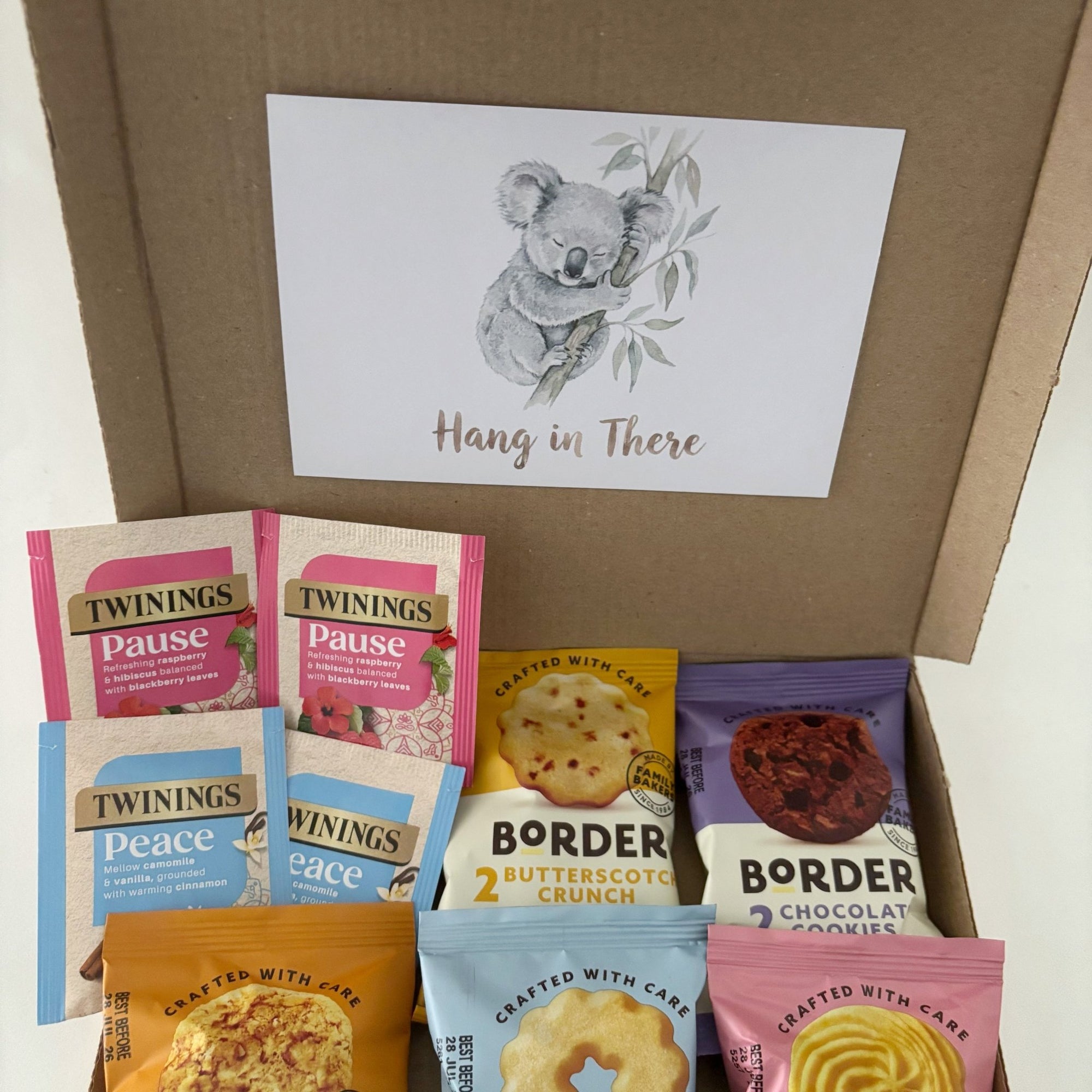 Tea & Biscuits Hamper Letterbox Gift Box by Post - WahooGifts