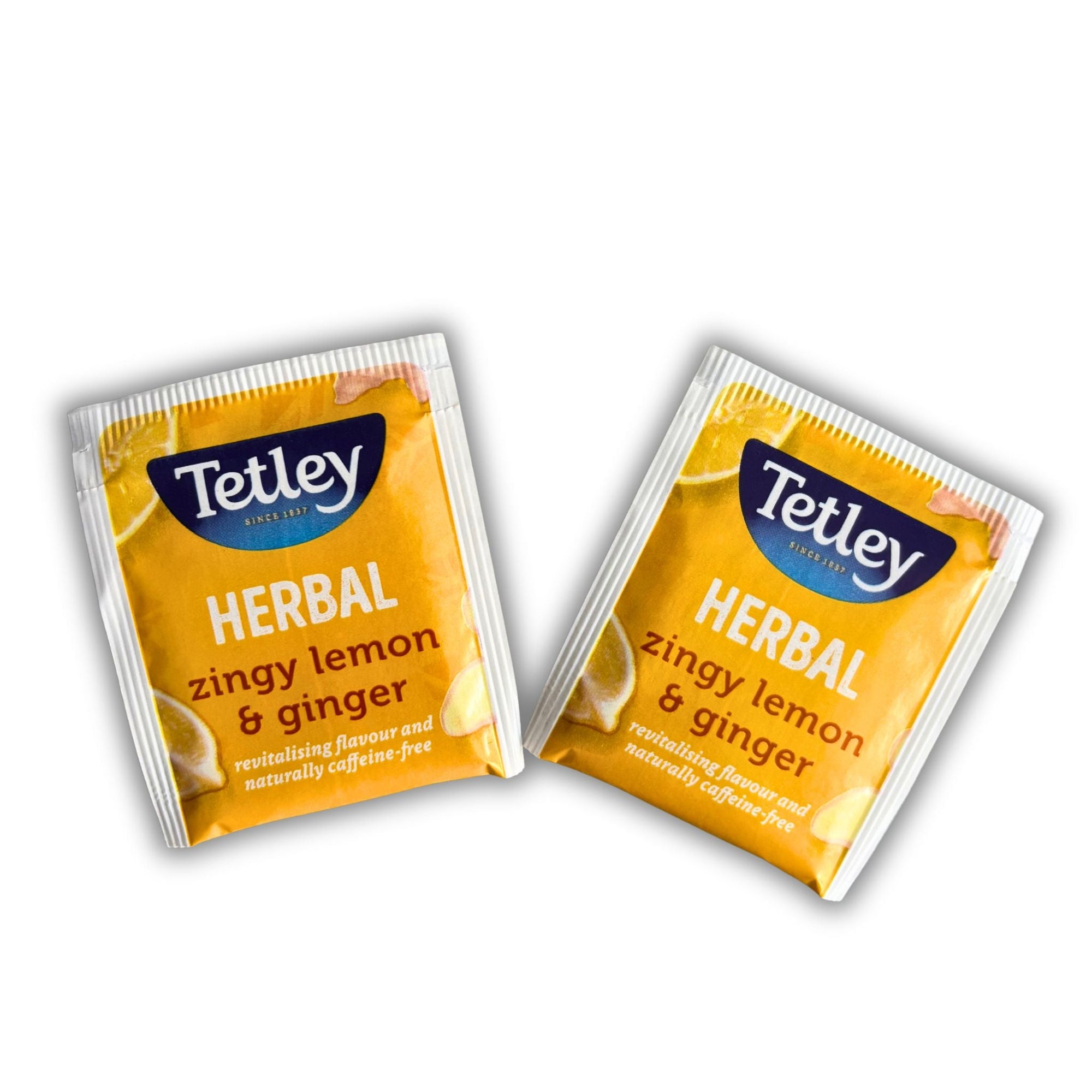 Tetley Zingy Lemon & Ginger Herbal Tea Bags (Pack of 2) - WahooGifts