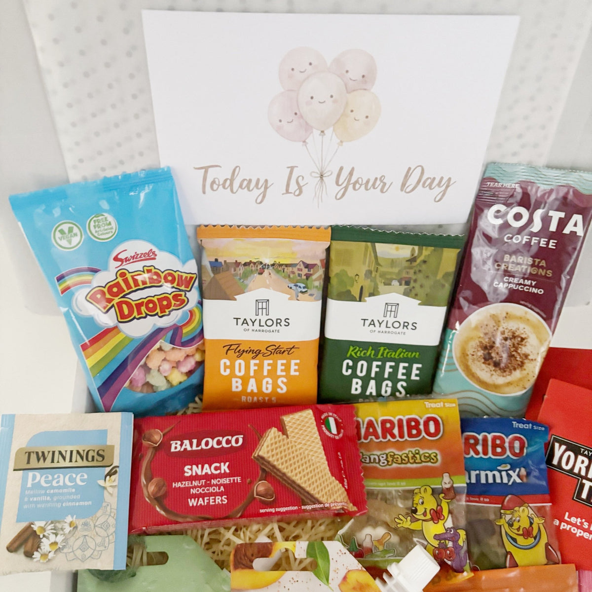 Thank You Gifts for Women – Pamper Hamper with Tea, Coffee & Treats - WahooGifts