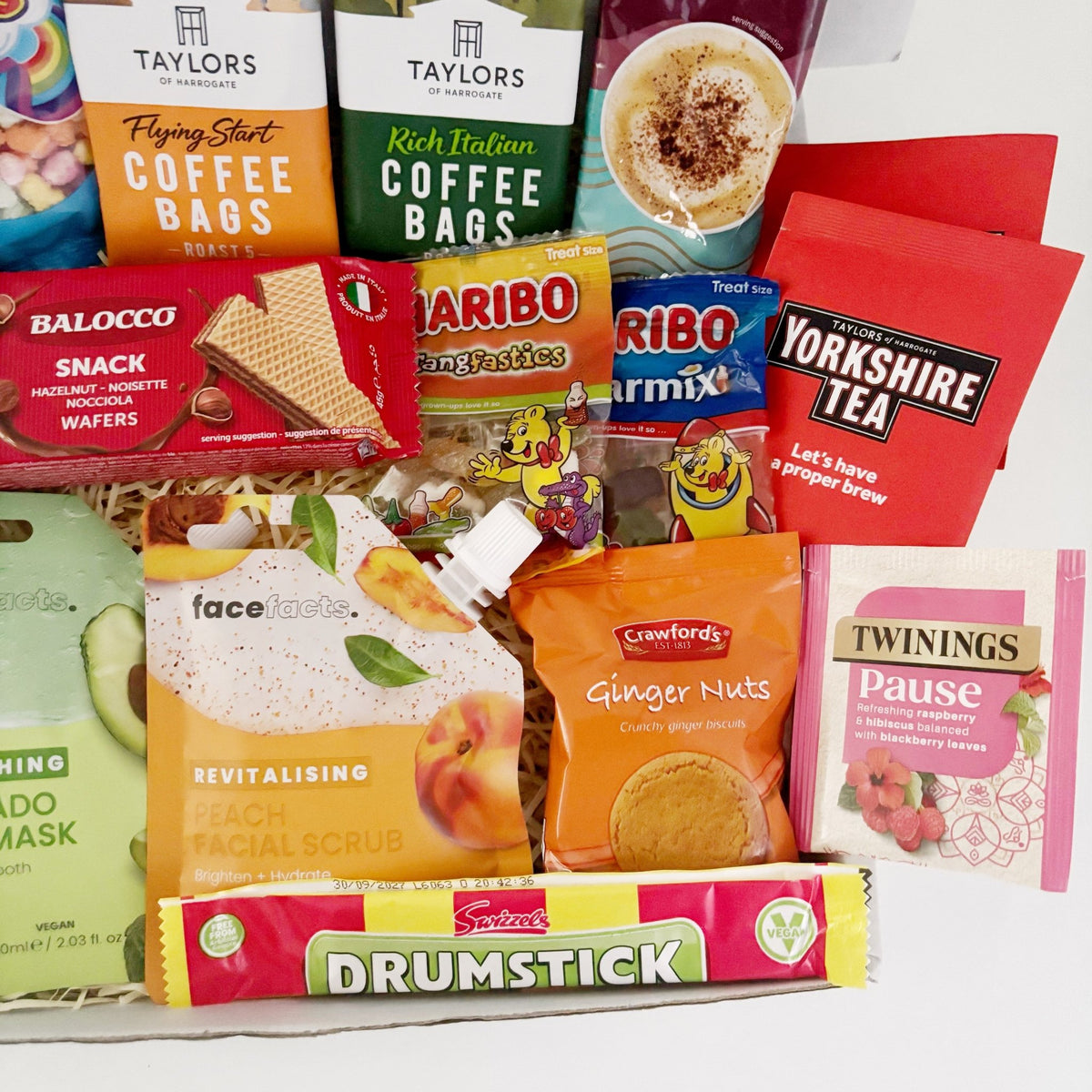 Thank You Gifts for Women – Pamper Hamper with Tea, Coffee & Treats - WahooGifts