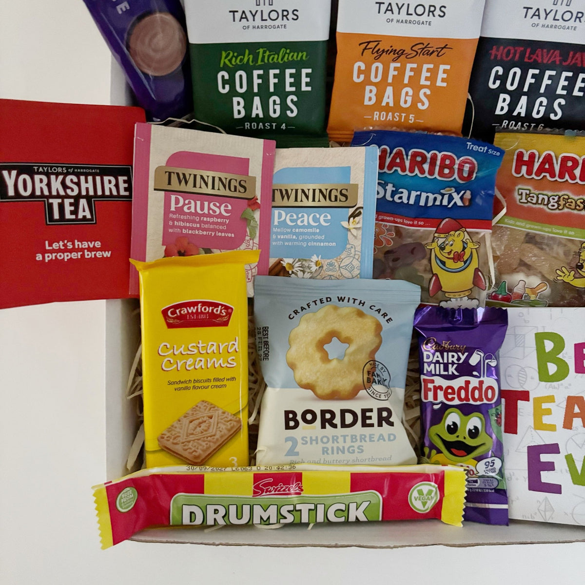 Thank You Teacher Gifts – Coffee, Tea, Biscuits & Treat Hamper - WahooGifts