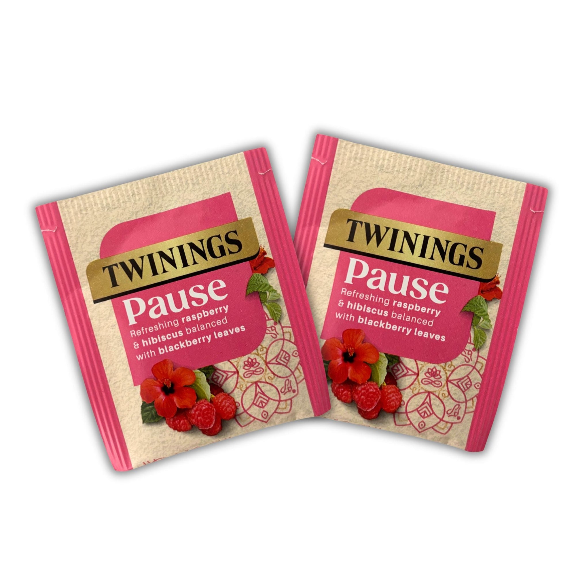Twinings Pause Raspberry & Hibiscus Tea (2 Sachets) - WahooGifts