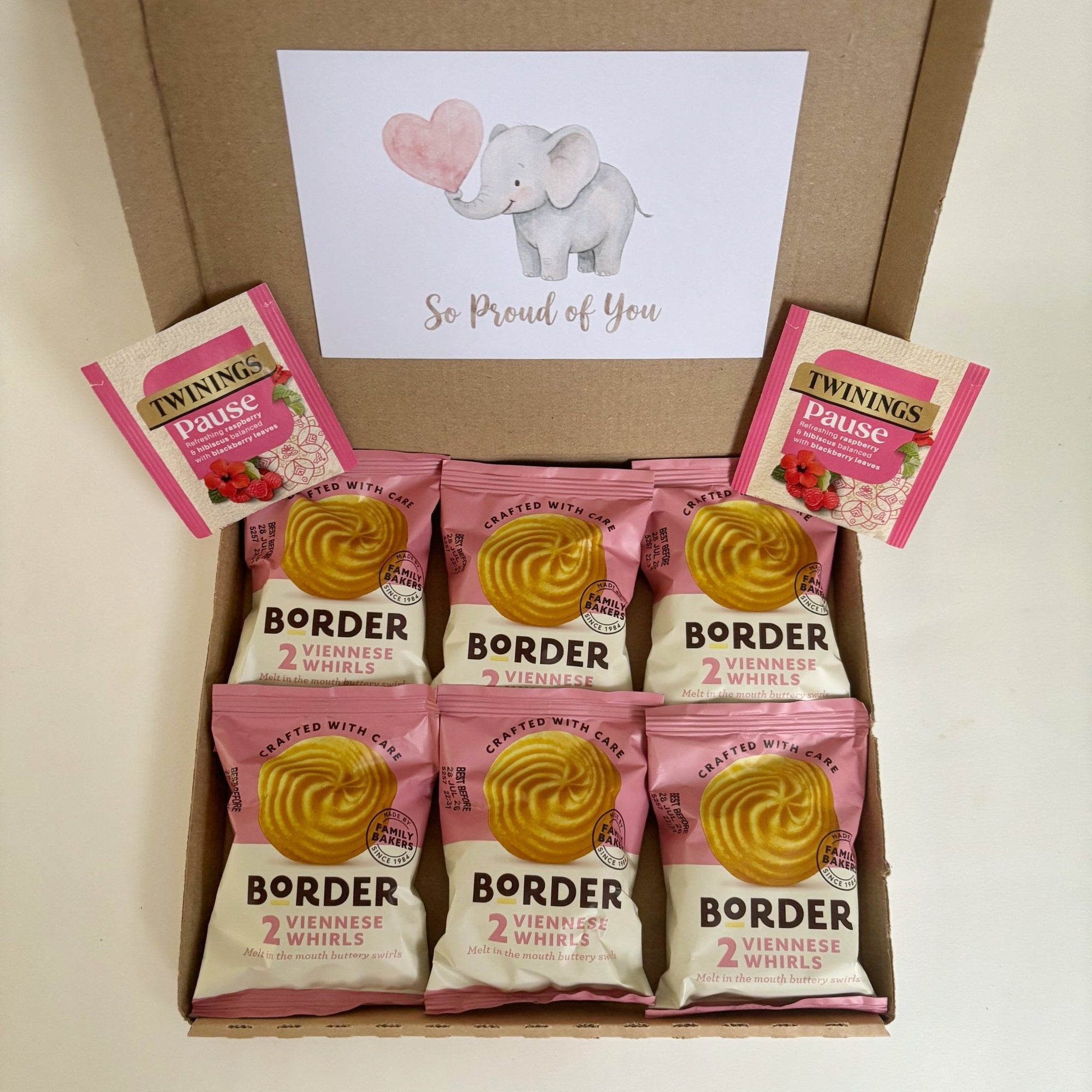 Viennese Whirls Tea & Biscuits Letterbox Gift Hamper - WahooGifts
