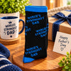 World’s Strongest Dad Novelty Socks Funny Gift for Dad - WahooGifts