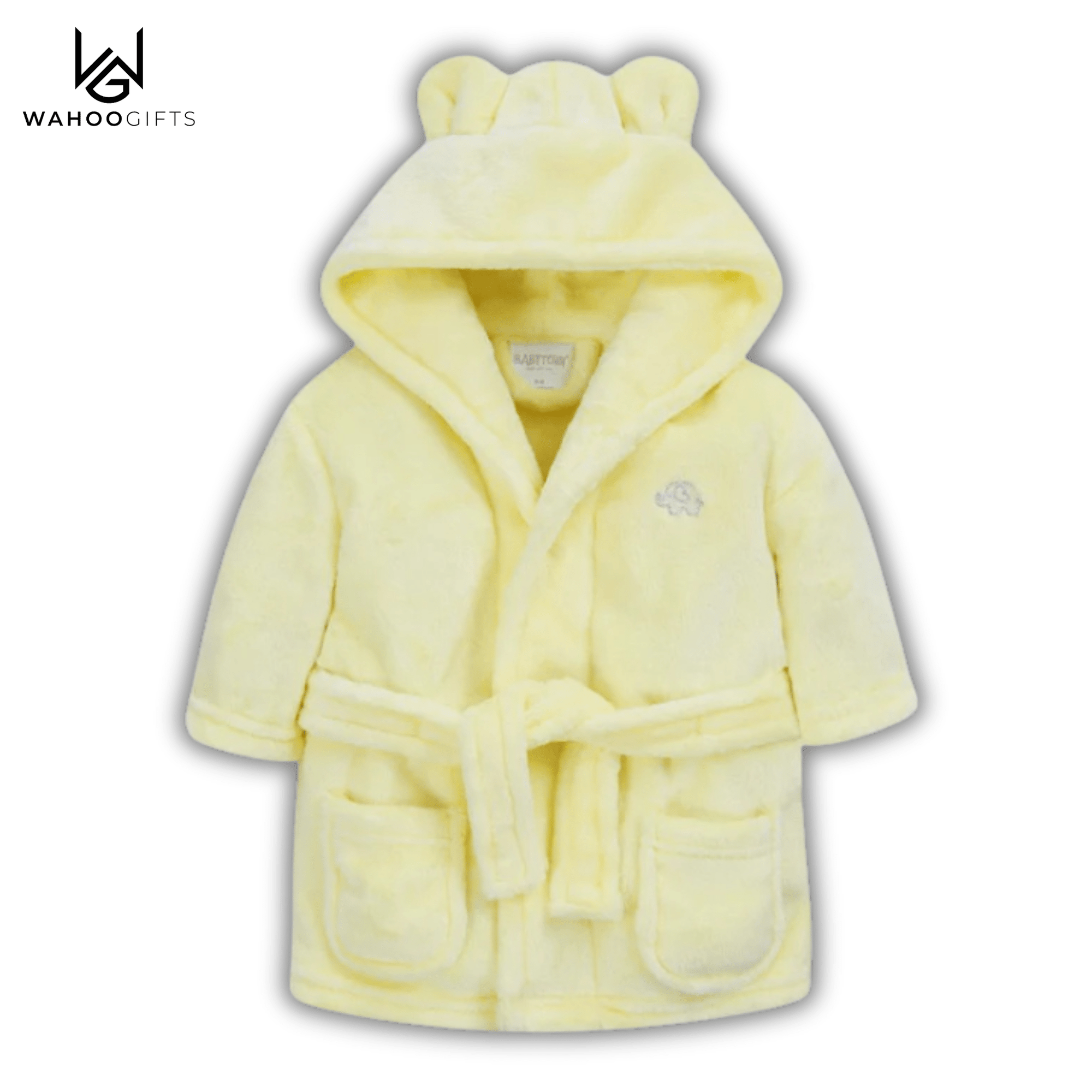 Yellow Baby Dressing Gown - WahooGifts